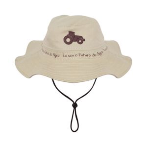 Chapéu  Bucket Infantil Eu Sou o Futuro do Agro Collection Case IH